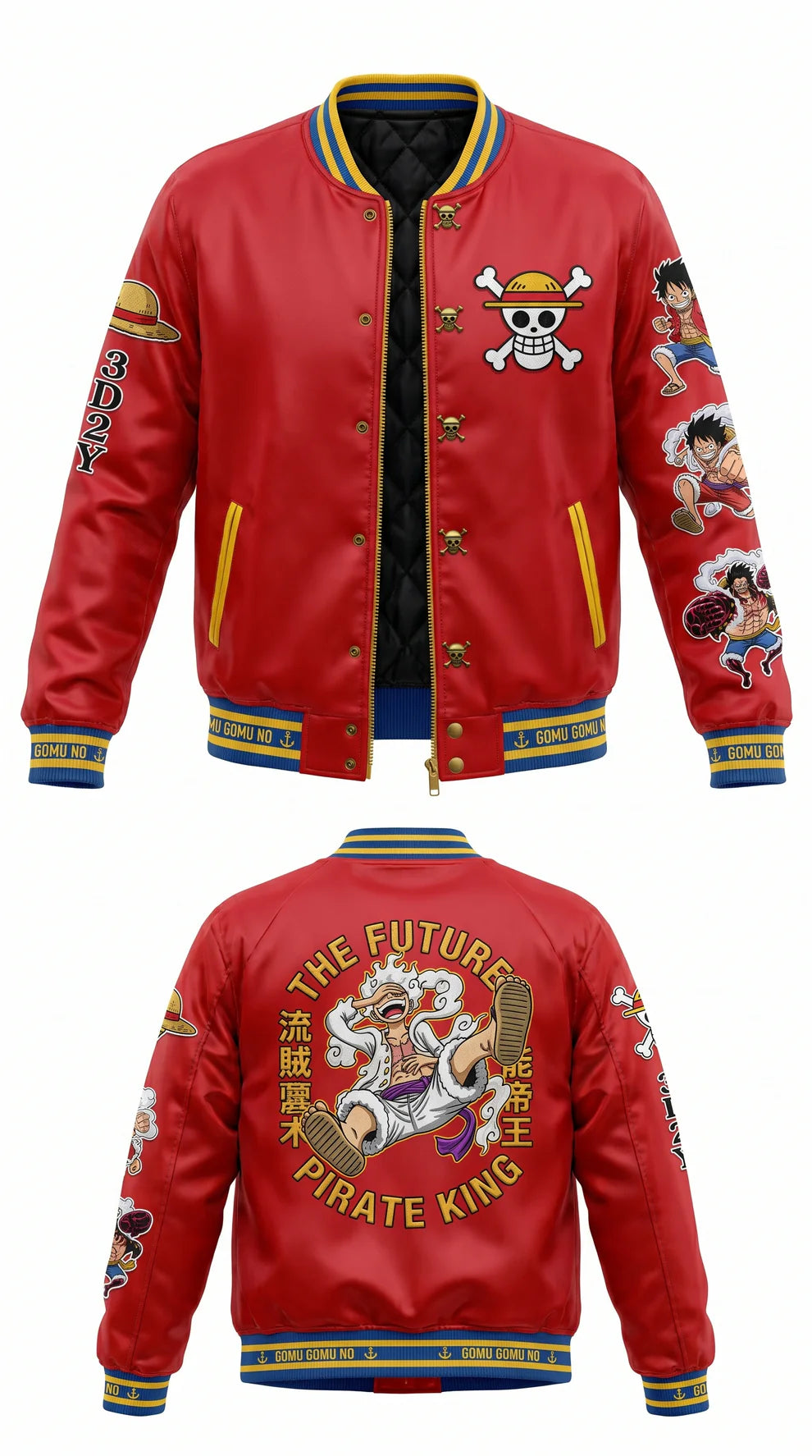 One Piece Future Pirate King Bomber Jacket